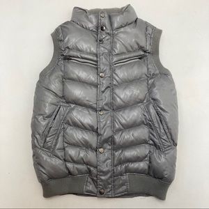 Men's Gray Puffer Vest